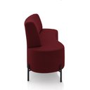 Ver imagem 6 de Sofá Living Decorativo 2 Lugares 1,35m Katara Veludo Bordô G33 - Gran Belo