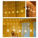 Ver imagem 5 de Pisca Cascata Estrelas 405 Leds Amarelo Fio Branco 10m 220v