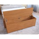 Ver imagem 4 de Baú Banco Luca Cedro - Casa D Móveis