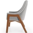 Ver imagem 2 de Poltrona Decorativa Sakura L02 Bouclê Cinza - Lyam Decor