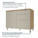 Ver imagem 5 de Cozinha Marquesa 6 Peças 9 Portas Cristaleira Reflecta 100% MDF Bege/Nature Greige