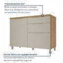 Ver imagem 5 de Cozinha Marquesa 6 Peças 9 Portas Cristaleira Reflecta 100% MDF Bege/Nature Greige