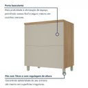Ver imagem 4 de Cozinha Marquesa 6 Peças 9 Portas Cristaleira Reflecta 100% MDF Bege/Nature Greige