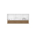 Ver imagem 2 de Armário para Cozinha 3 Portas 150cm Line Branco/Supremo/Freijó