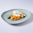 Ver imagem 4 de Conjunto C/ 6 Pratos Raso Oval Orgânico Green Granite Ø 31x24x2,5 Cm