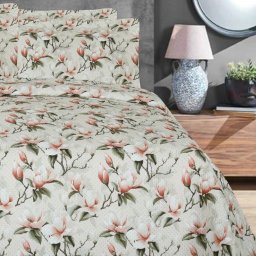 Colcha de Casal Magnólia Habitat Estampada com 3 Peças. - 4