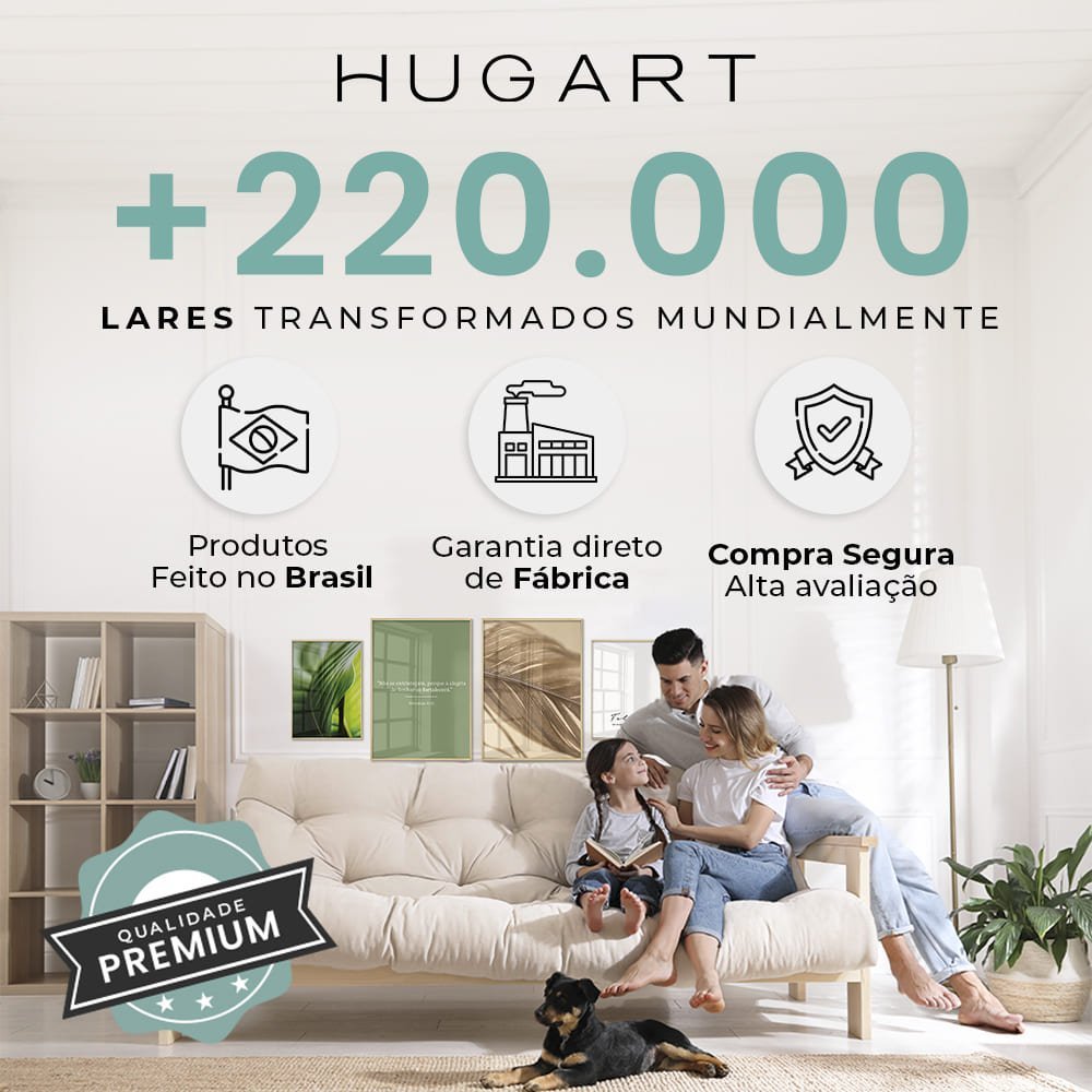 Quadro Decorativo Grande para Quarto Casal Linhas Minimalista com Vidro - 7