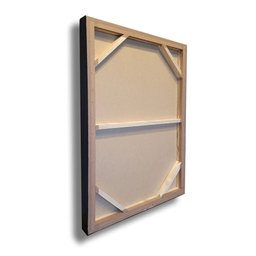 Quadro Decorativo Grande para Quarto Casal Linhas Minimalista com Vidro - 3