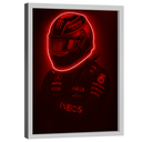 Ver imagem 5 de Quadro Decorativo Piloto Neon Vermelho