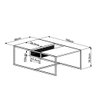 Mesa de Centro Industrial York 100 cm - Vermont/Preto - 4