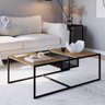 Mesa de Centro Industrial York 100 cm - Vermont/Preto - 1