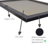 Conjunto 3 Quadros A3 Moldura Lisa C/ Vidro Premium:Preto - 2