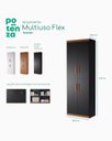 Ver imagem 4 de Armário Multiuso Flex 4 Portas Sala Escritório Cozinha Lavanderia Despensa- Branco
