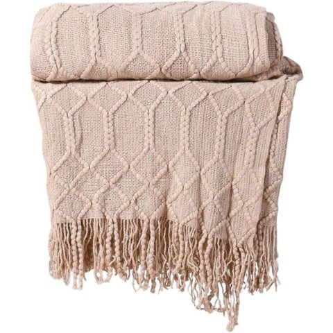 Manta para Sofá Tricot Latte Tessi 1,27x1,52 m