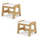 Ver imagem 1 de Kit 2 Bancos Infantis Kisla Irmãos Hinke