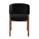 Ver imagem 7 de Kit 8 Cadeiras Decorativa Sala de Jantar Luxo Luna Facto Preto - Mozzelar