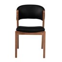 Ver imagem 5 de Kit 8 Cadeiras Decorativa Sala de Jantar Luxo Luna Facto Preto - Mozzelar