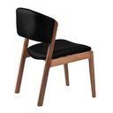 Ver imagem 6 de Kit 8 Cadeiras Decorativa Sala de Jantar Luxo Luna Facto Preto - Mozzelar