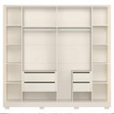 Ver imagem 7 de Guarda Roupa Casal 237cm 6 Portas Palermo Off Whitte a02 - Mpozenato