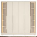 Ver imagem 2 de Guarda Roupa Casal 237cm 6 Portas Palermo Off Whitte a02 - Mpozenato