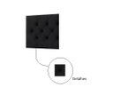 Ver imagem 2 de Cabeceira Cama Box Capitonê Casal 1,38 Jade:Preto
