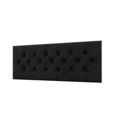 Cabeceira Cama Box Capitonê Casal 1,38 Jade:Preto - 1