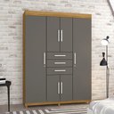 Ver imagem 1 de Guarda Roupa 6 Portas Capitiva Nature Alasca
