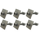 Ver imagem 1 de Kit 6 Unidades de Fixador Intermediário para Painel Solar Grampo Aluminio e Parafuso Allen Martel