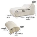 Ver imagem 4 de Puff Splash Flutuante para Piscina e Jardim Conforto Outdoor c/ Apoio Resistente a Água