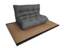 Ver imagem 4 de Futon 02 Lugares Slim 128x188x10cm - Cor Cinza FUTON BRASIL