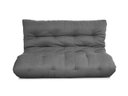 Ver imagem 1 de Futon 02 Lugares Slim 128x188x10cm - Cor Cinza FUTON BRASIL