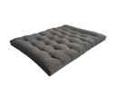 Ver imagem 2 de Futon 02 Lugares Slim 128x188x10cm - Cor Cinza FUTON BRASIL