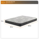 Ver imagem 3 de Colchão King Size San Francisco Ortopédico Espuma D33 193x203x17cm