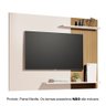 Painel Sala Suspenso para Tv até 55 Polegadas Menfis Off White Ripado - 2
