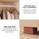 Ver imagem 6 de Guarda-Roupas Báltica 100% MDF 3 Portas 4 Gavetas c/ Kit de Espelhos e Pés