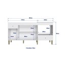 Ver imagem 4 de Balcão de Cozinha Multiuso 180cm BM06 Branco