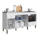 Ver imagem 2 de Balcão de Cozinha Multiuso 180cm BM06 Branco