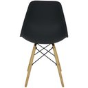 Ver imagem 5 de Kit 5 Cadeiras Charles Eames Eiffel Wood Design Branca Preta Cinza Outras