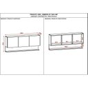 Ver imagem 4 de Armário para Cozinha 3 Portas 150cm Line