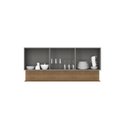 Ver imagem 2 de Armário para Cozinha 3 Portas 150cm Line Cinza/Gris/Freijó