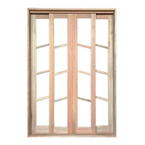 Porta Balcão de Correr Padrão Cedro Diagonal Reto Bat.14 Cm- 2.15 (a) X 1.70 (l)