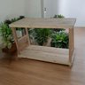 Mesa/bancada em Pinus 0,60cm X1,50m X 0,90cm 4ever - 1