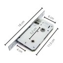 Ver imagem 4 de Fechadura Aliança Premium 2600/31 Cromado Maquina 40mm