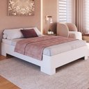 Ver imagem 3 de Cama Queen para Colchão 198x158cm Multimóveis Cr40136 Branco