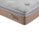 Ver imagem 6 de Cama Box Casal e Colchão Molas Ensacadas 138cm x 188cm Verona Cor:Linho Marrom