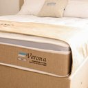 Ver imagem 2 de Cama Box Casal e Colchão Molas Ensacadas 138cm x 188cm Verona Cor:Linho Marrom