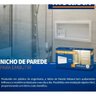 Nicho de Parede para Embutir Metasul 30x60 Bege - 3