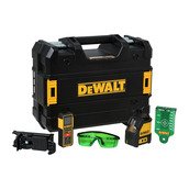 KIT NIVEL LASER VERDE+TRENA LASER 30M+ MALETA TSTK DEWALT