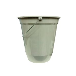 Balde Plástico 13L C/ Alça De Aluminio P/ Limpeza Formplast - Bege