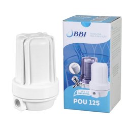 Filtro Branco Carvão Ativado Pou Bbi F125 + 2 Refis - 2